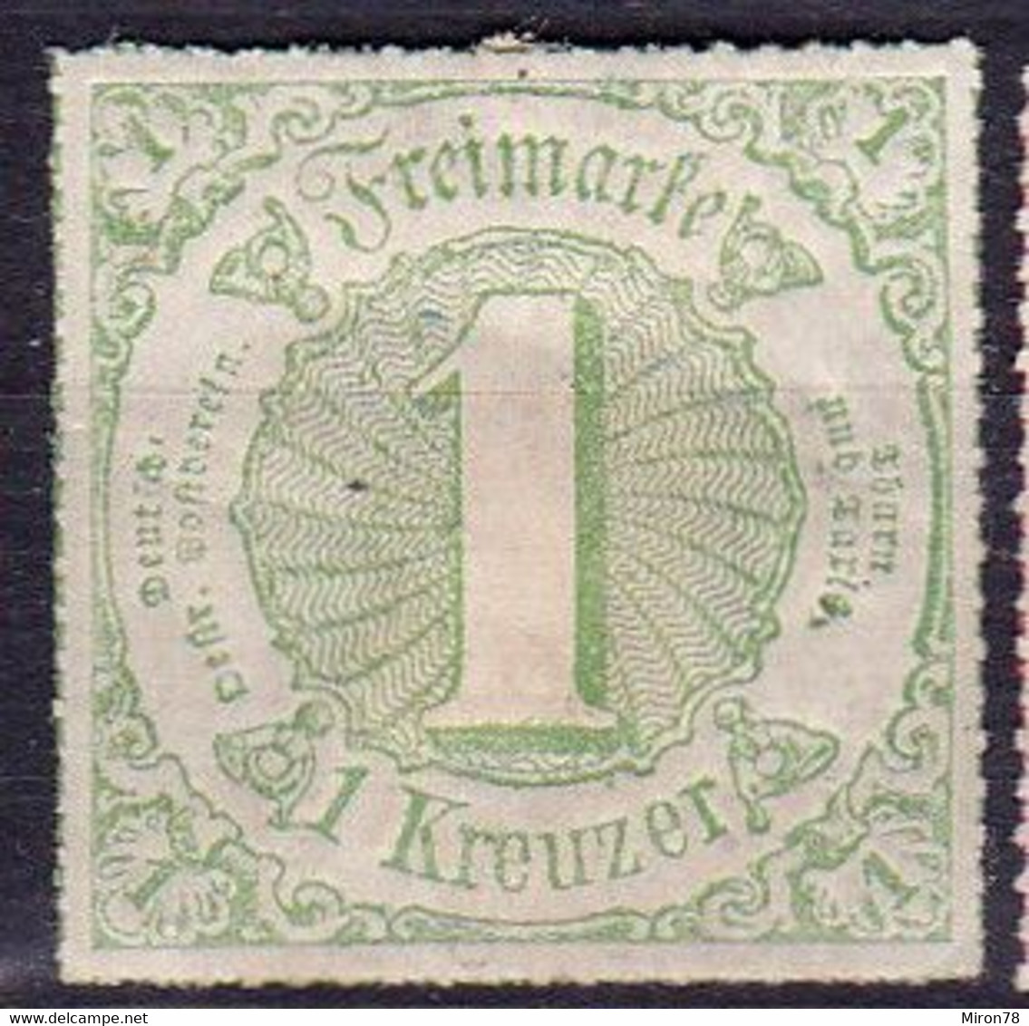 StampThurn And Taxis 1865-67 1kr  Mint Lot112 - Ungebraucht