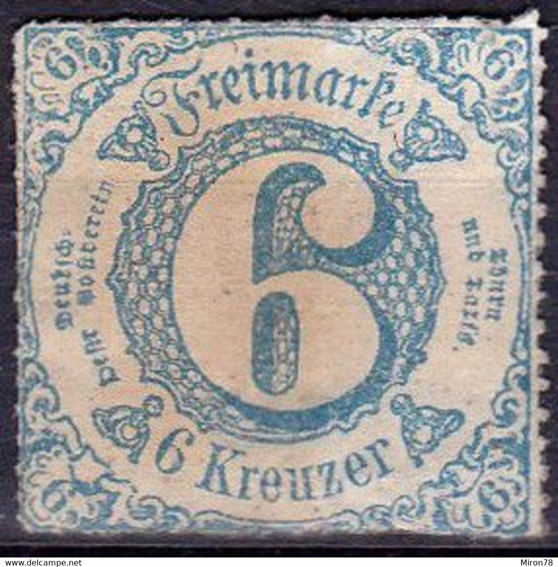 StampThurn And Taxis 1865-67 6kr  Mint Lot115 - Postfris