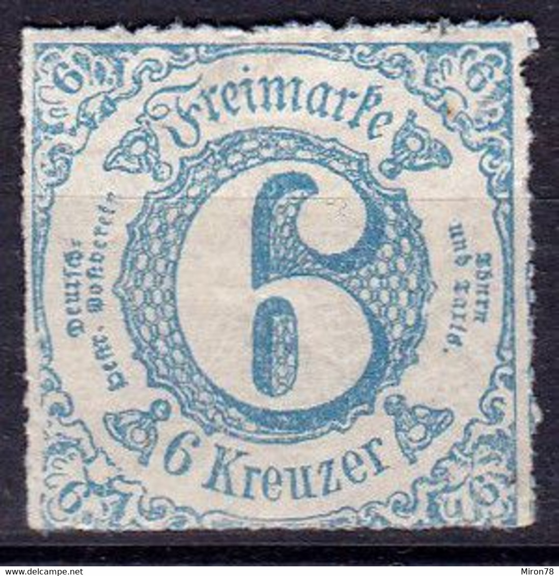 StampThurn And Taxis 1865-67 6kr  Mint Lot116 - Neufs