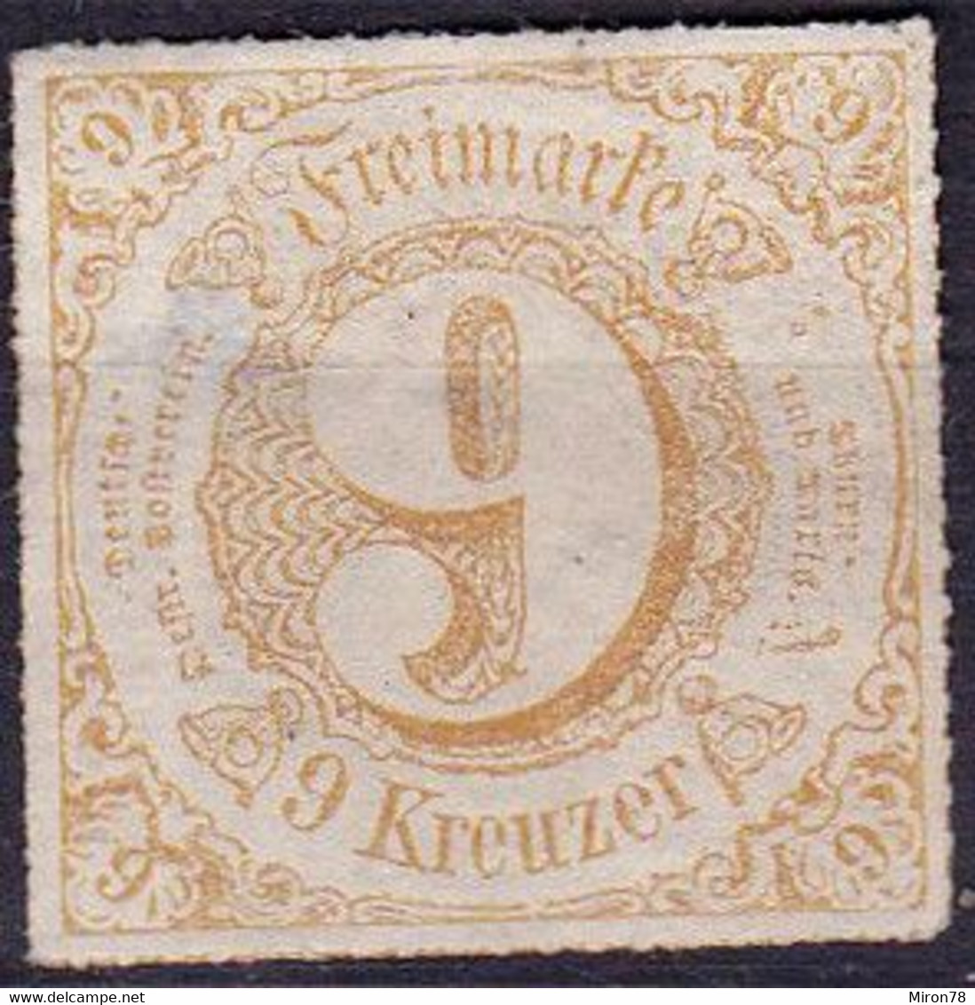 StampThurn And Taxis 1865-67 9kr  Mint Lot122 - Neufs