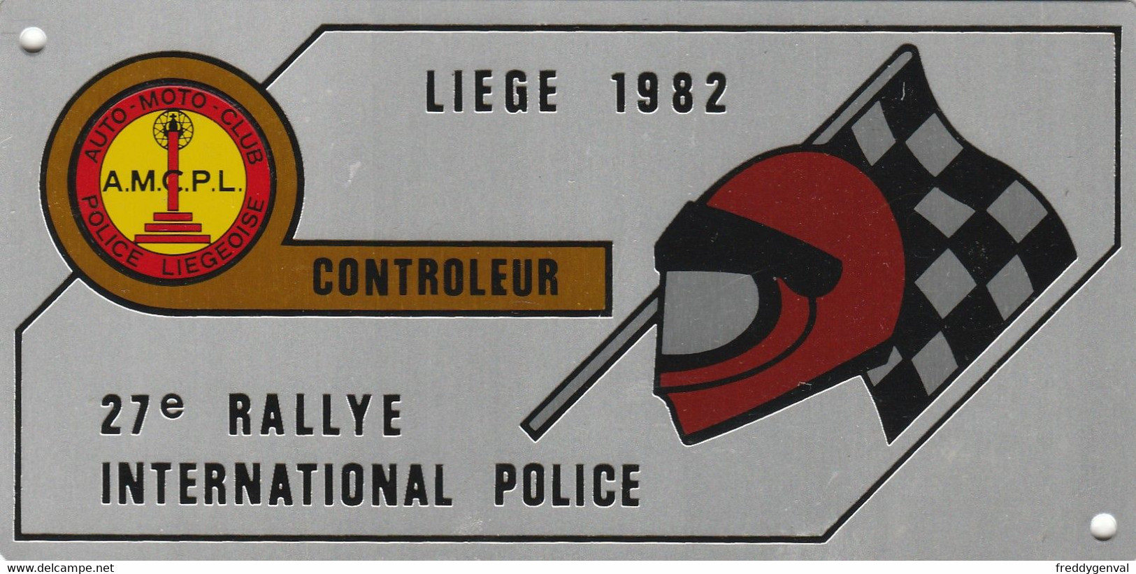 LIEGE  27  EME RALLYE INT. POLICE AUTO-MOTO CLUB POLICE LIEGEOISE - Rally-affiches