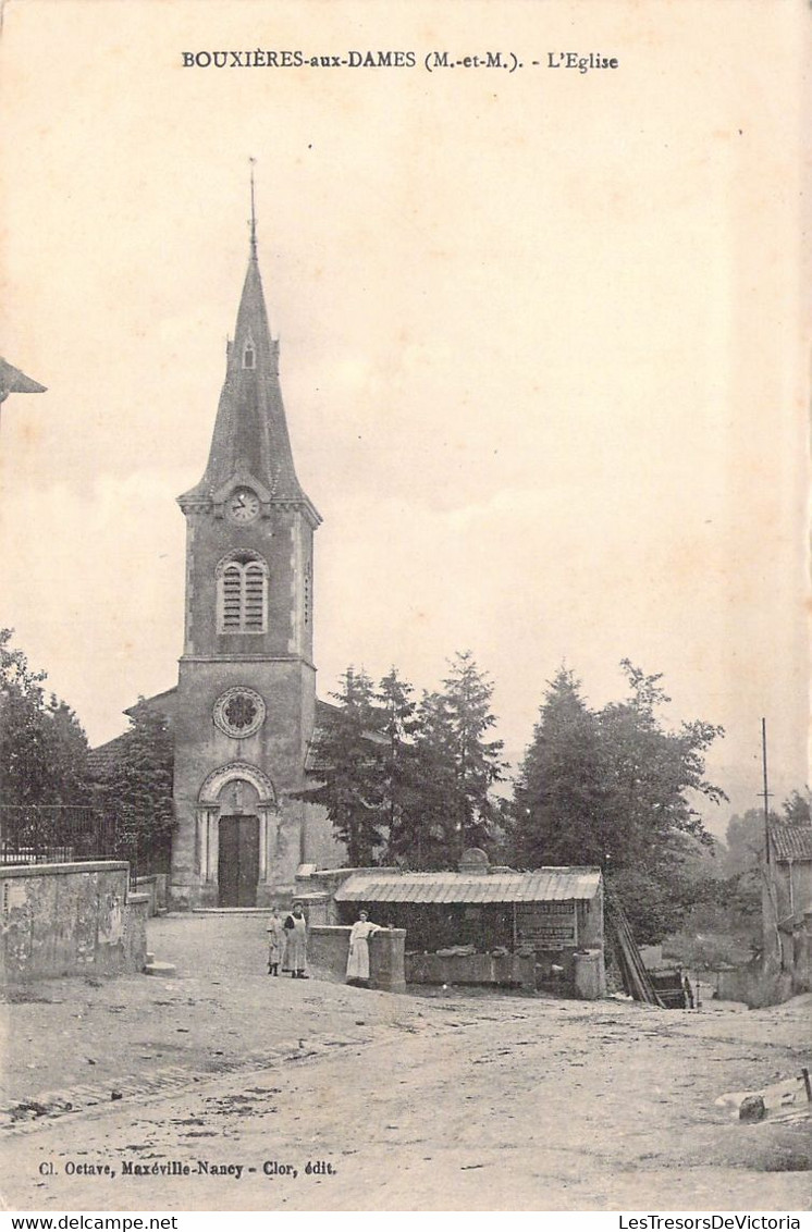 54 - BOUXIERES AUX DAMES - L'église - Clor éditeur - Carte Postale Ancienne - Sonstige & Ohne Zuordnung