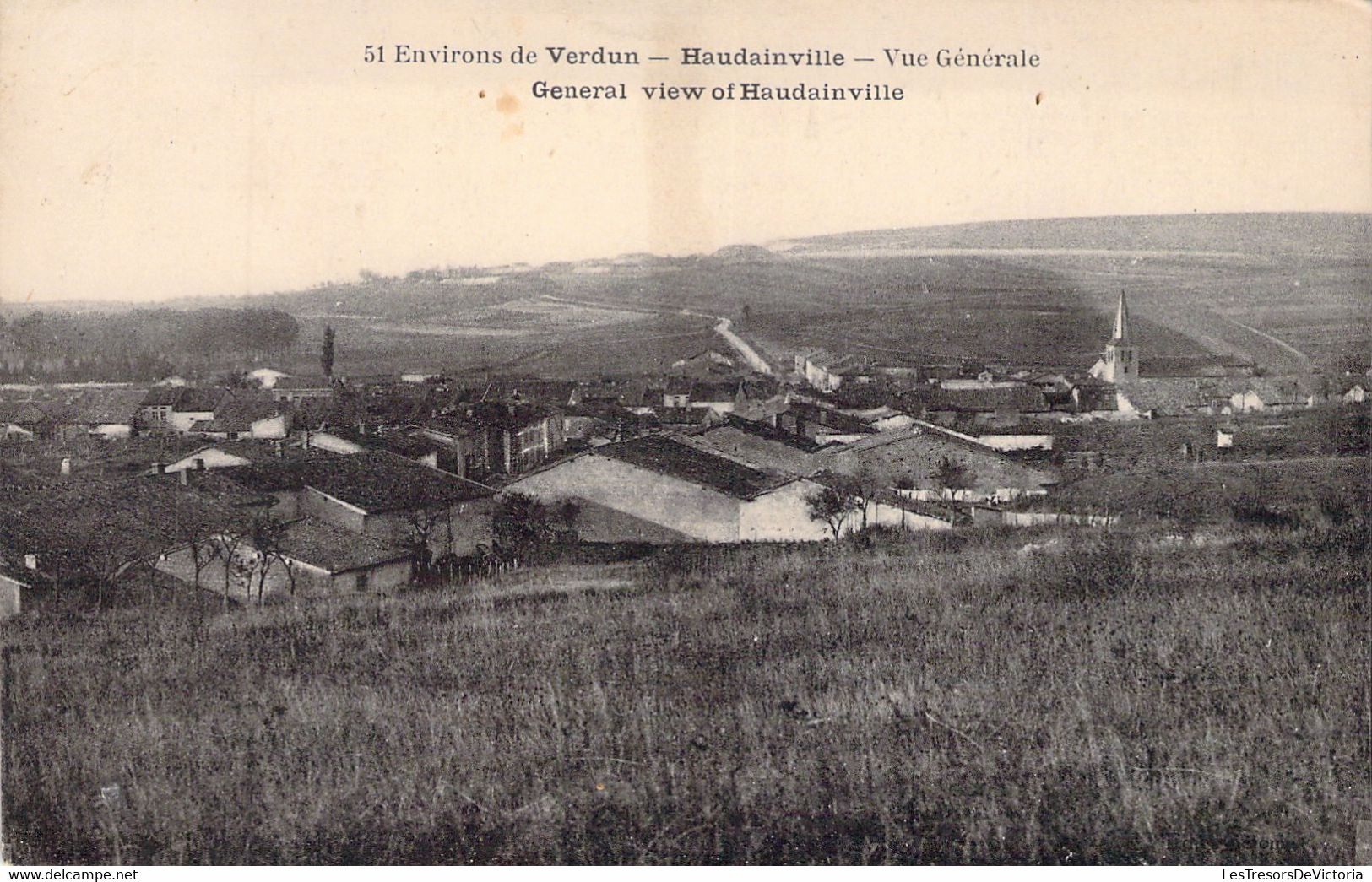 55 - HAUDAINVILLE - Vue Générale - Carte Postale Ancienne - Andere & Zonder Classificatie