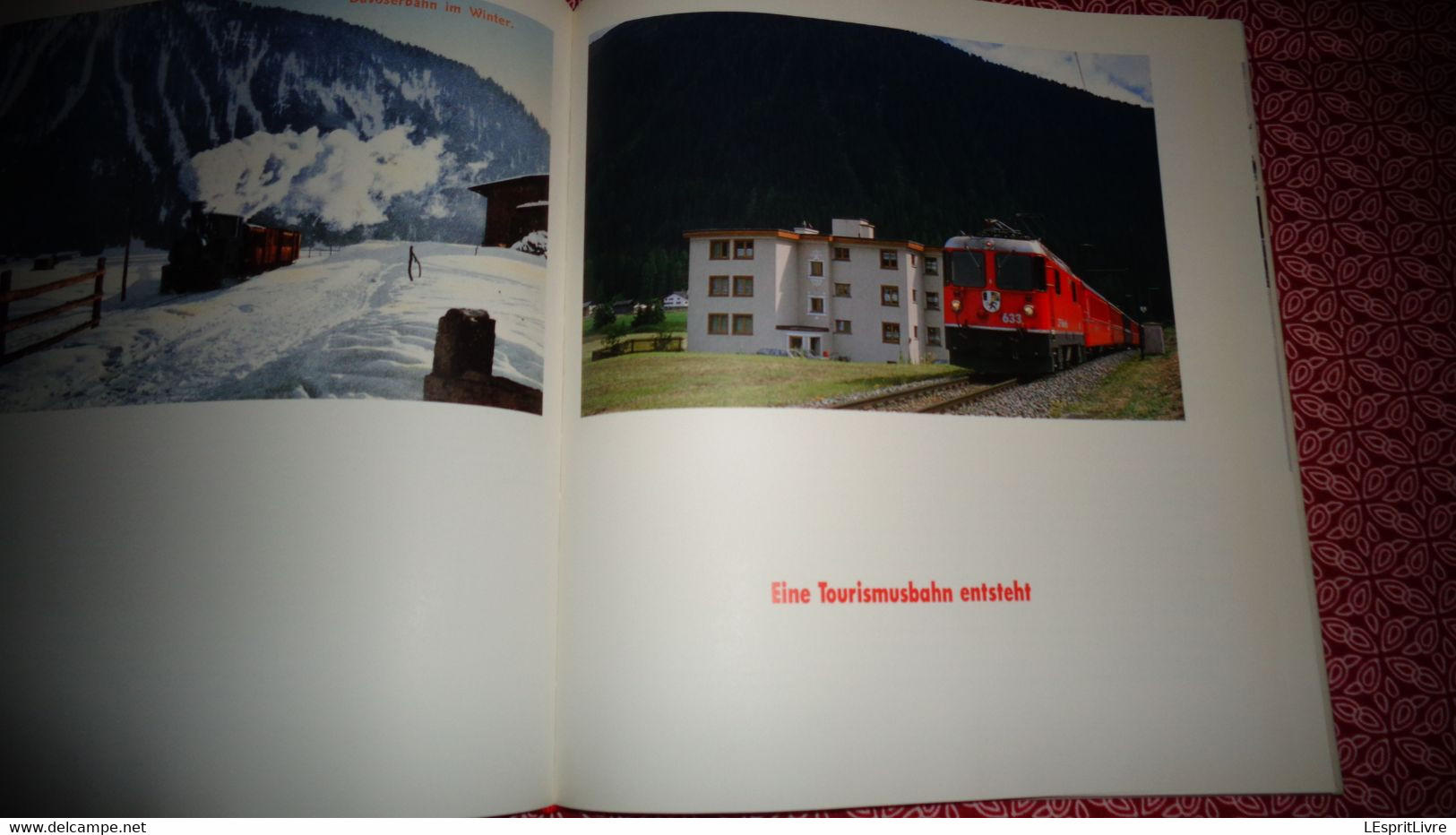 RHÄTISCHE BAHN RhB Switzerland Suisse Chemins de Fer Suisse Railway Swiss Eisenbahn Davos Arosa Churs CFF