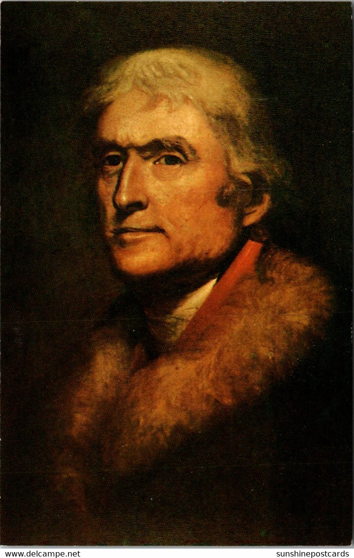 President Thomas Jefferson Portrait At Monticello Charlottesville Virginia - Presidents