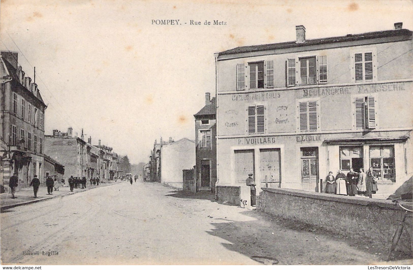 54 - POMPEY - Rue De Metz - Carte Postale Ancienne - Otros & Sin Clasificación