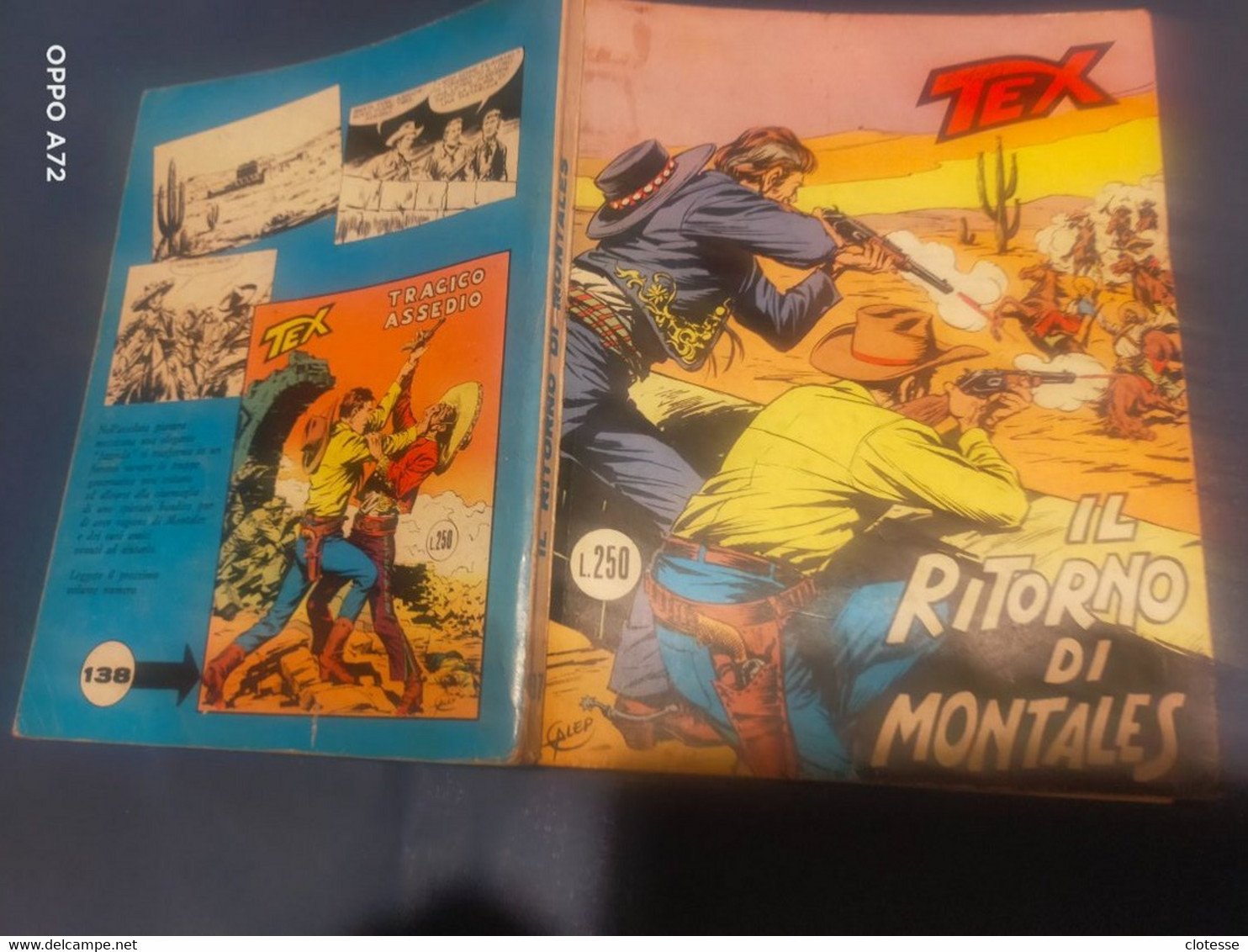 Tex N.137 Il Ritorno Di Montales - Tex