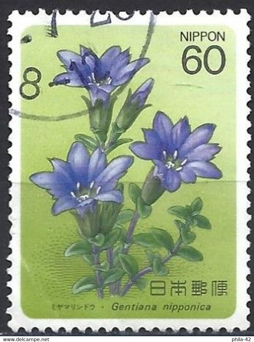 Japan 1985 - Mi 1650 - YT 1548 ( Flowers : Gentian ) - Gebruikt