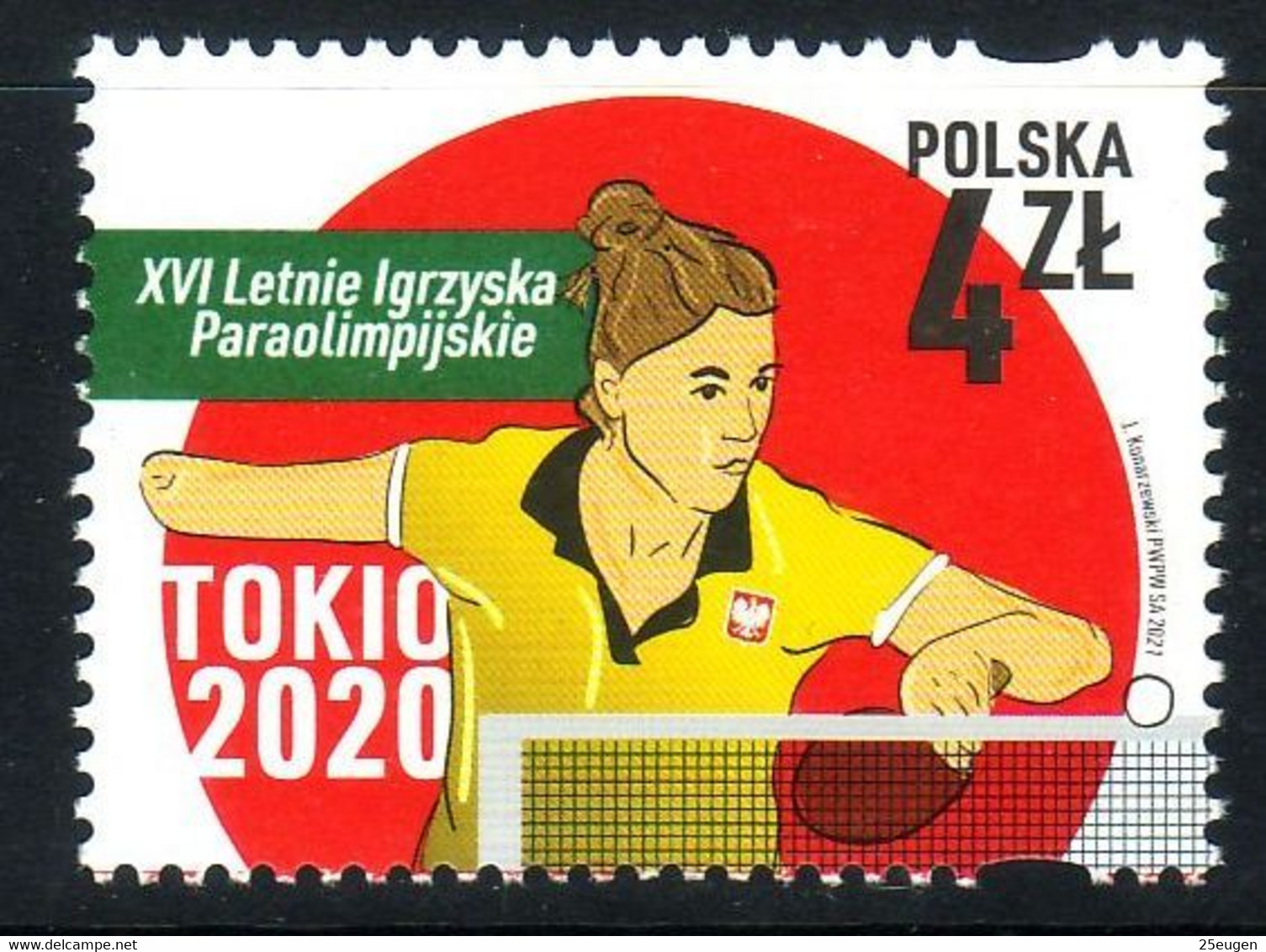 POLAND 2021 Michel No 5314 MNH - Eté 2020 : Tokyo