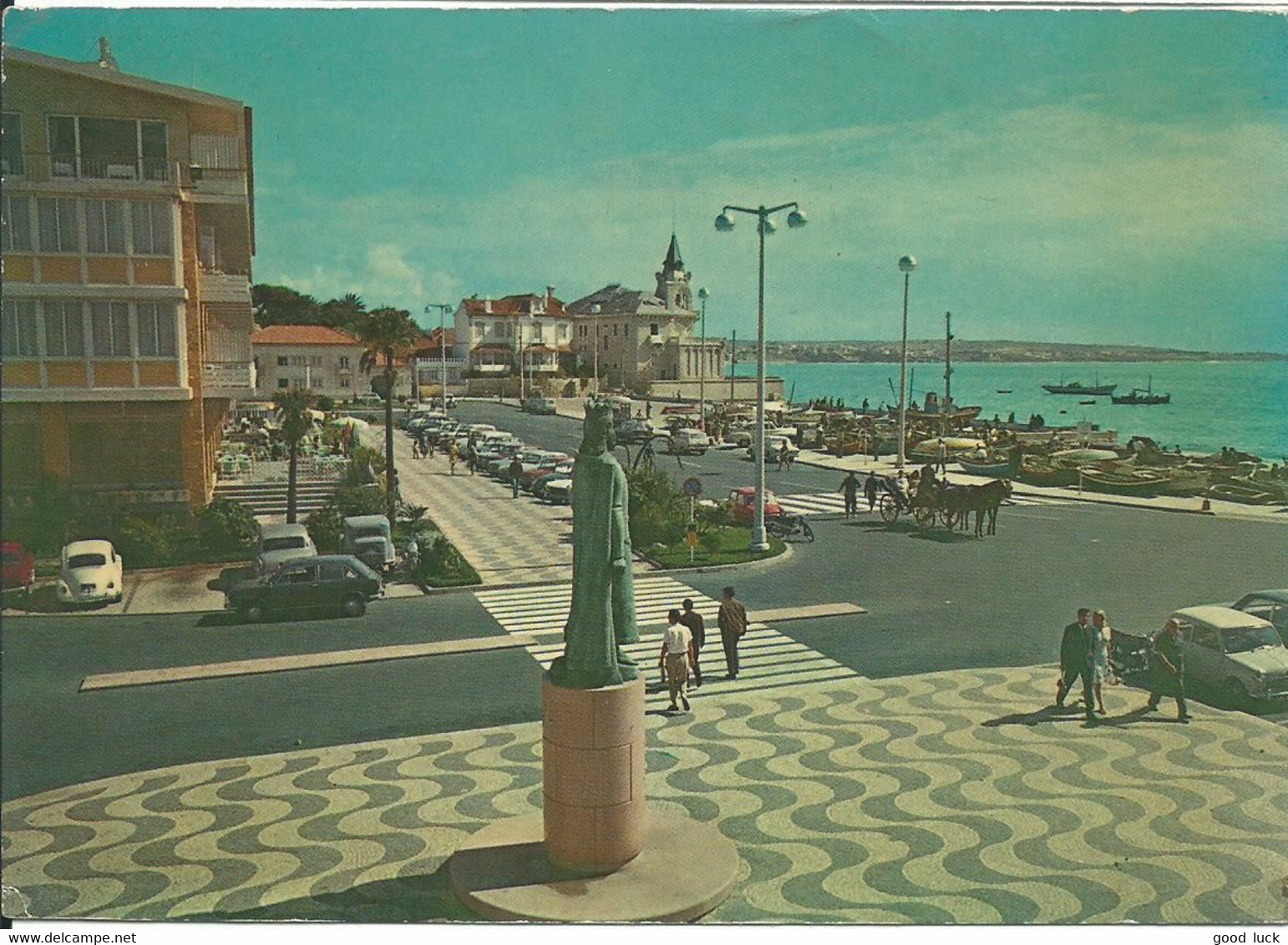 PORTUGAL CASCAIS : OMEC PRIVEE LISBONNE SUR CARTE POUR BARCELONE DE 1970 LETTRE COVER - Machines à Affranchir (EMA)