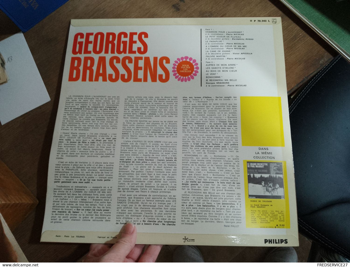 64 //  GEORGES BRASSENS  "POUR TOUTES LES OREILLES" - Other - French Music