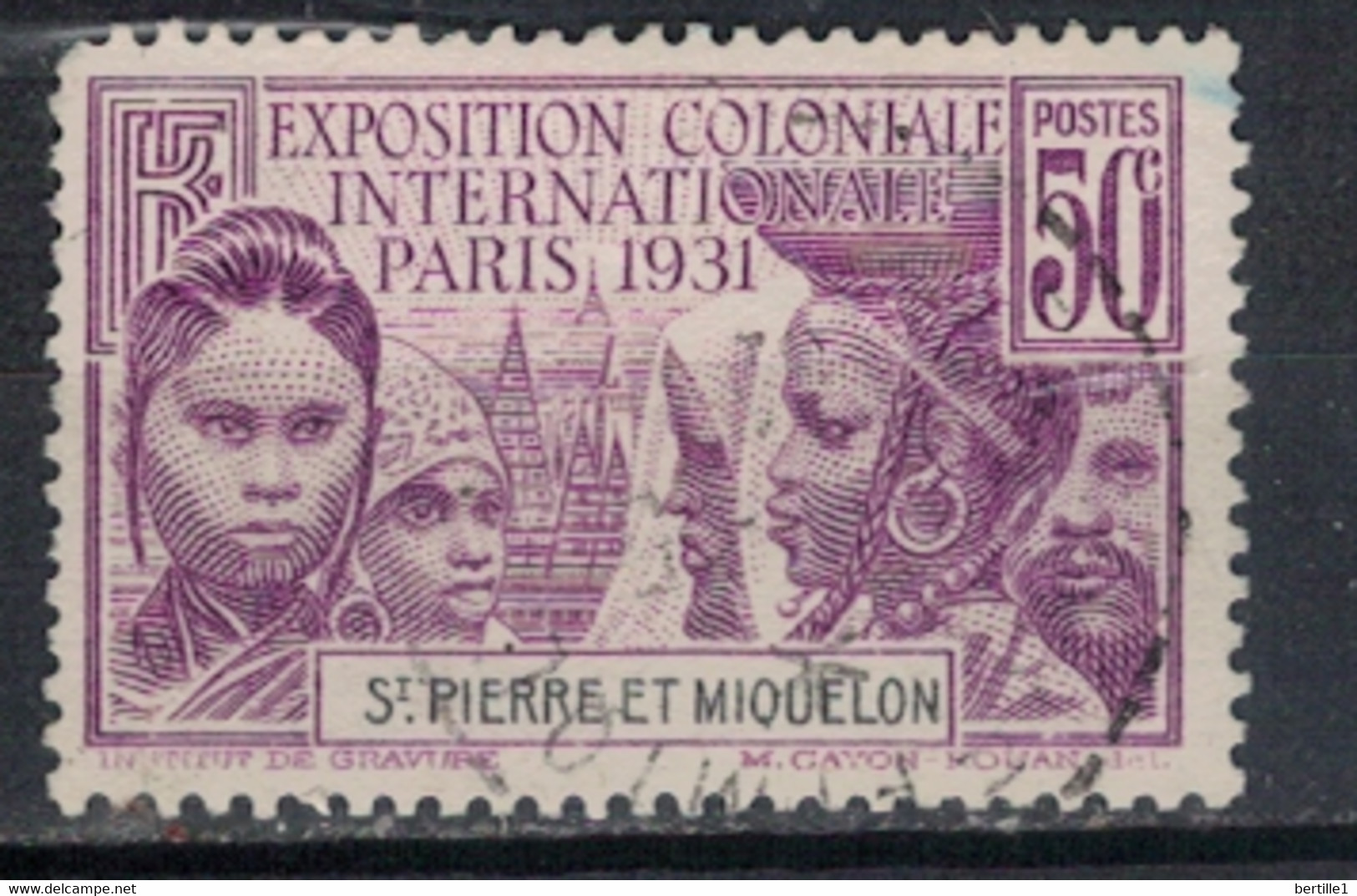 SAINT PIERRE ET MIQUELON             N°  YVERT  133   OBLITERE     ( OB    06/ 14 ) - Used Stamps