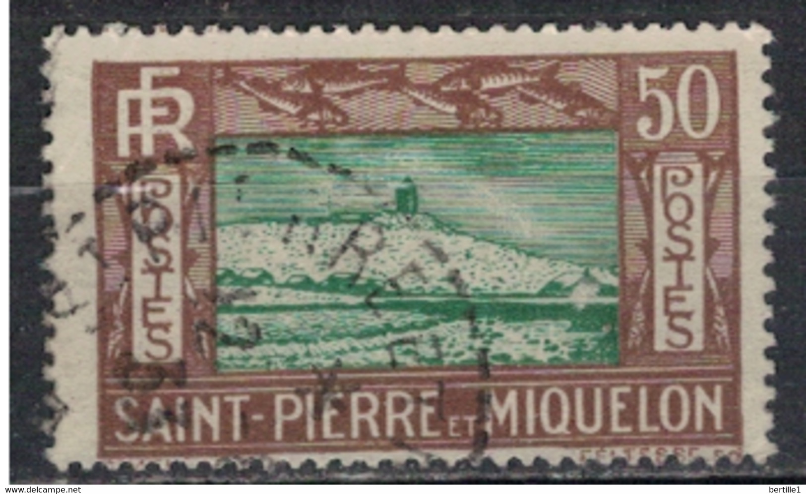 SAINT PIERRE ET MIQUELON             N°  YVERT  147  (5)  OBLITERE     ( OB    06/ 14 ) - Oblitérés