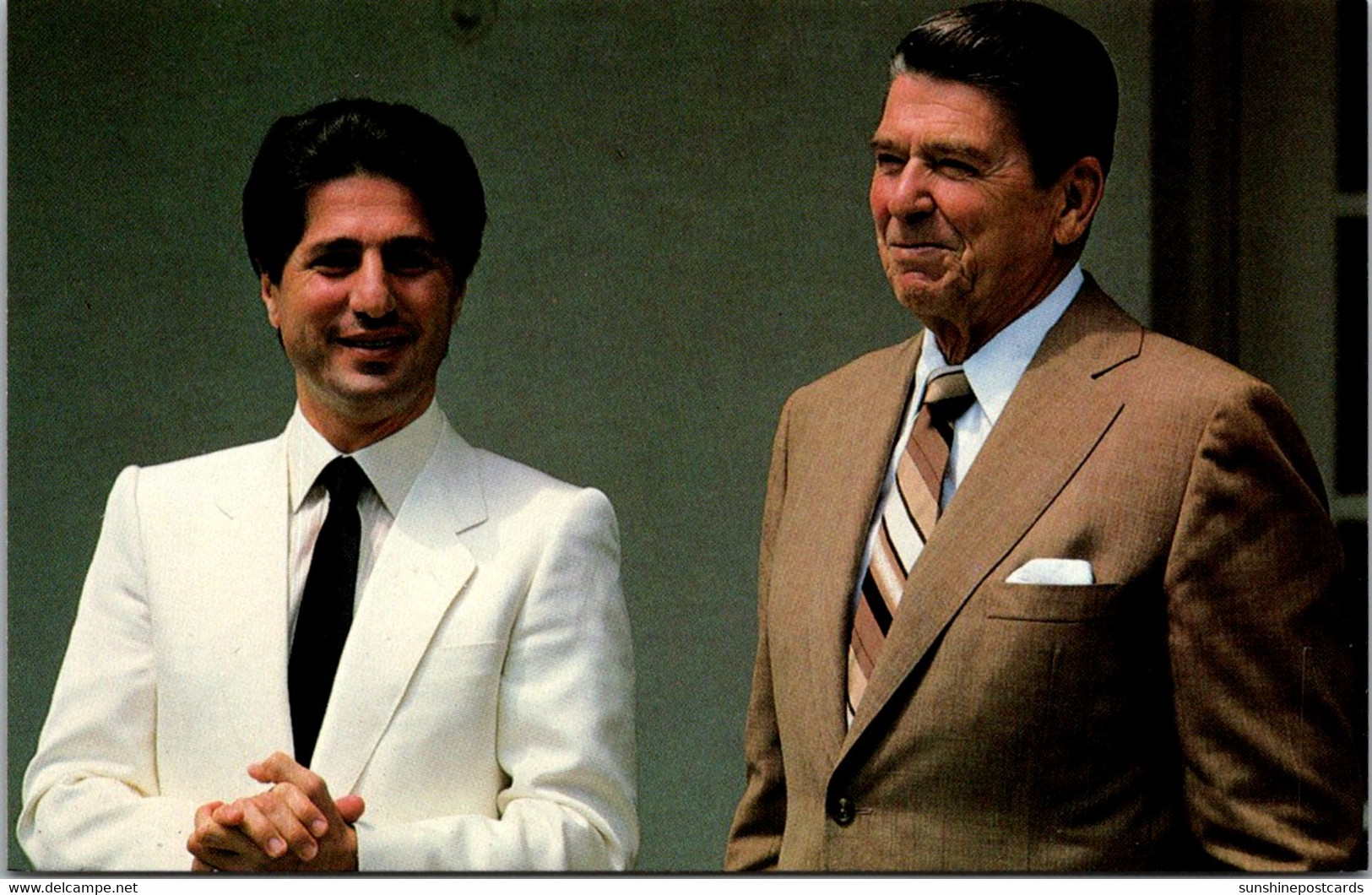 President Reagan Meeting With Lebanon President Amin Gemayel - Presidents