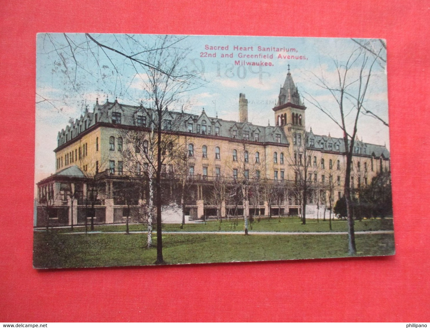 Sacred Heart Sanitarium.     Milwaukee Wisconsin >      Ref 5915 - Milwaukee