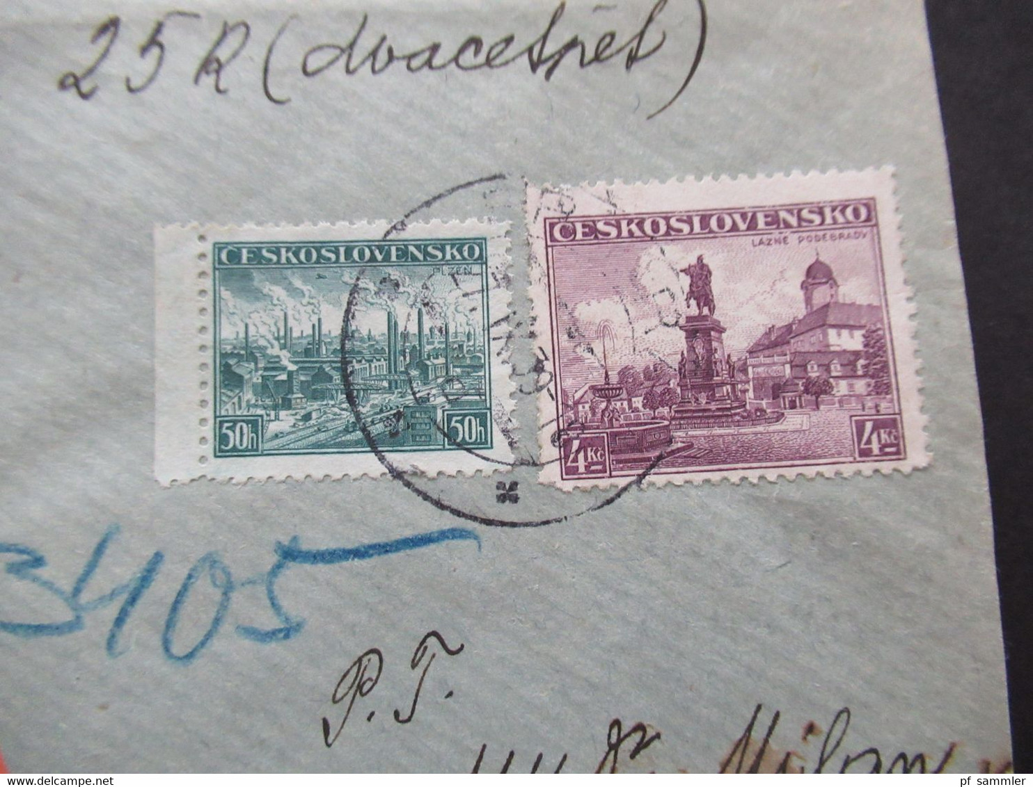 CSSR 27.9.1939 Protektorat Mitläufer Böhmen Und Mähren Einschreiben Dobirka Remboursement Pribram - Prag - Lettres & Documents