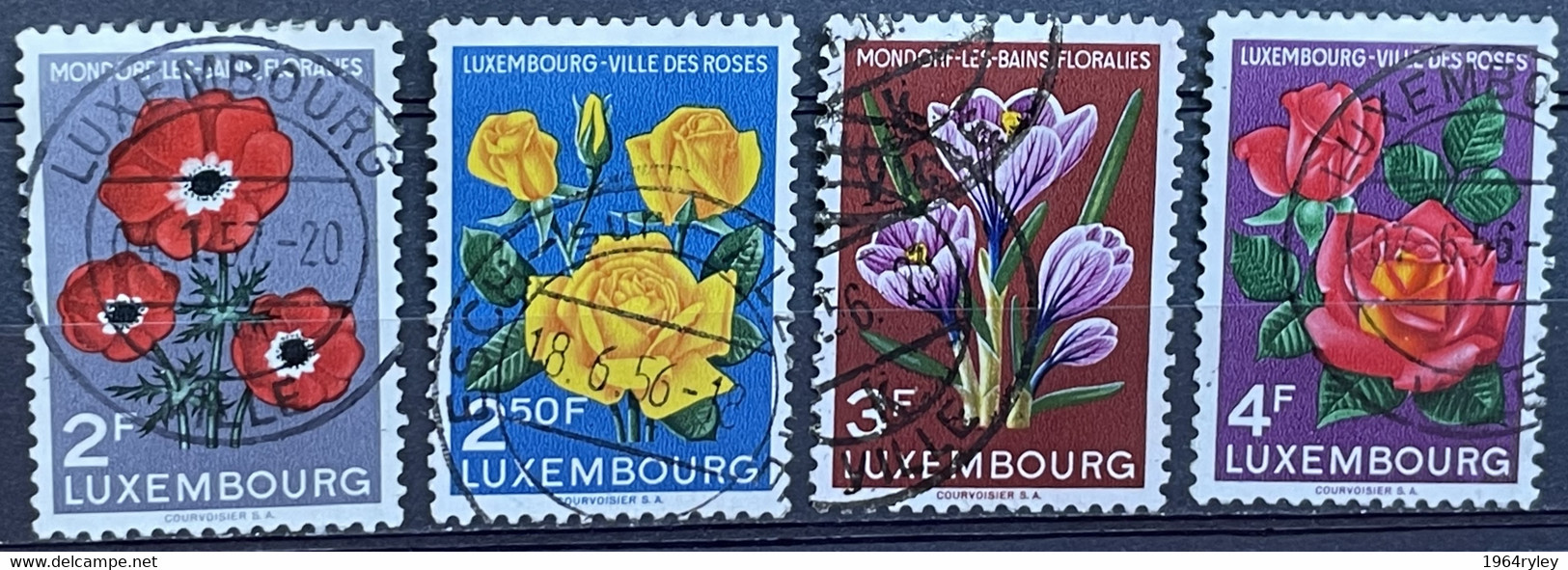 LUXEMBOURG - (0) - 1956  #  506/509 - Oblitérés