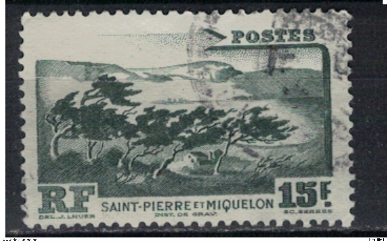 SAINT PIERRE ET MIQUELON             N°  YVERT 341 (1) OBLITERE     ( OB    06/ 19 ) - Used Stamps