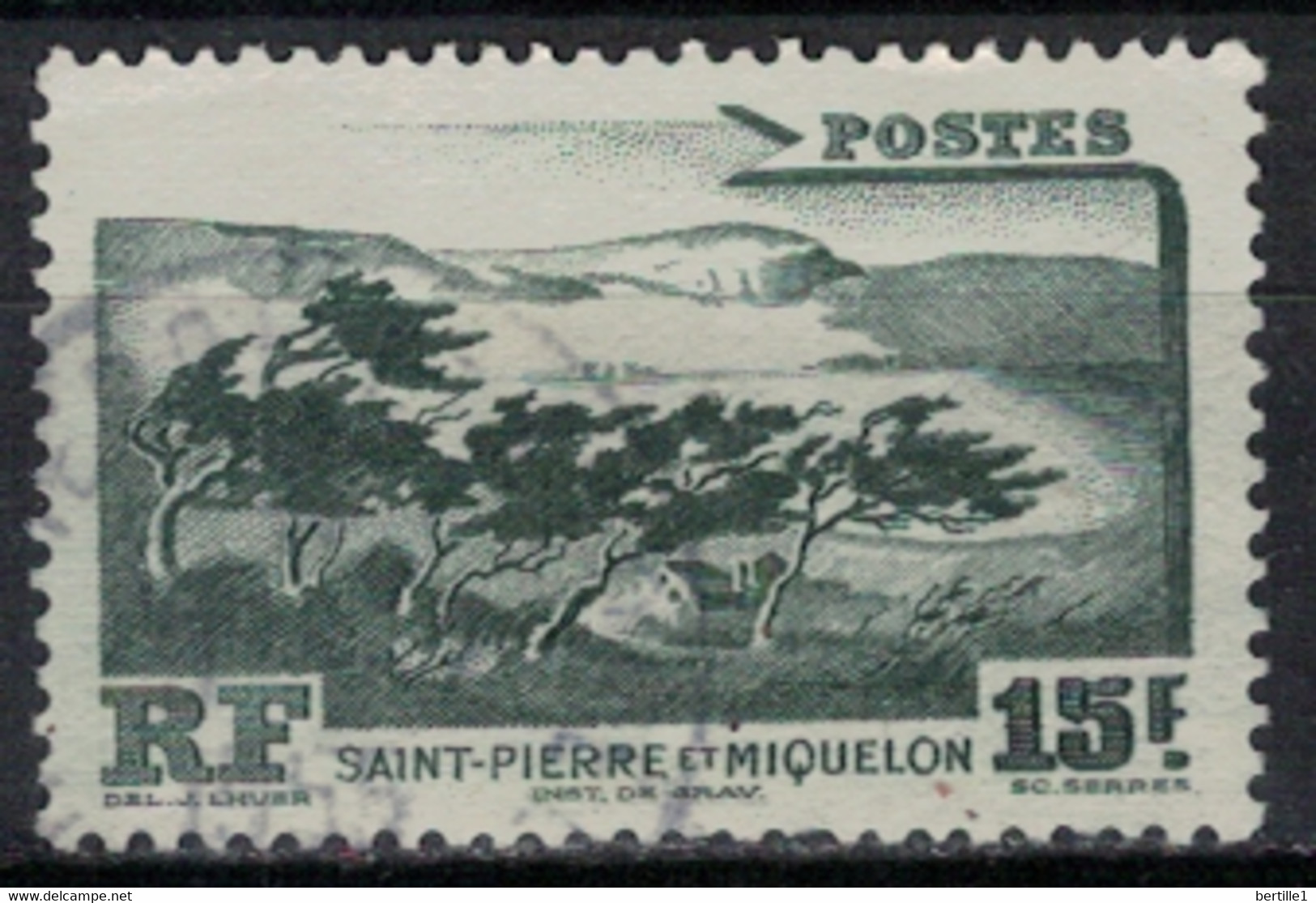 SAINT PIERRE ET MIQUELON             N°  YVERT 341 (2) OBLITERE     ( OB    06/ 19 ) - Used Stamps