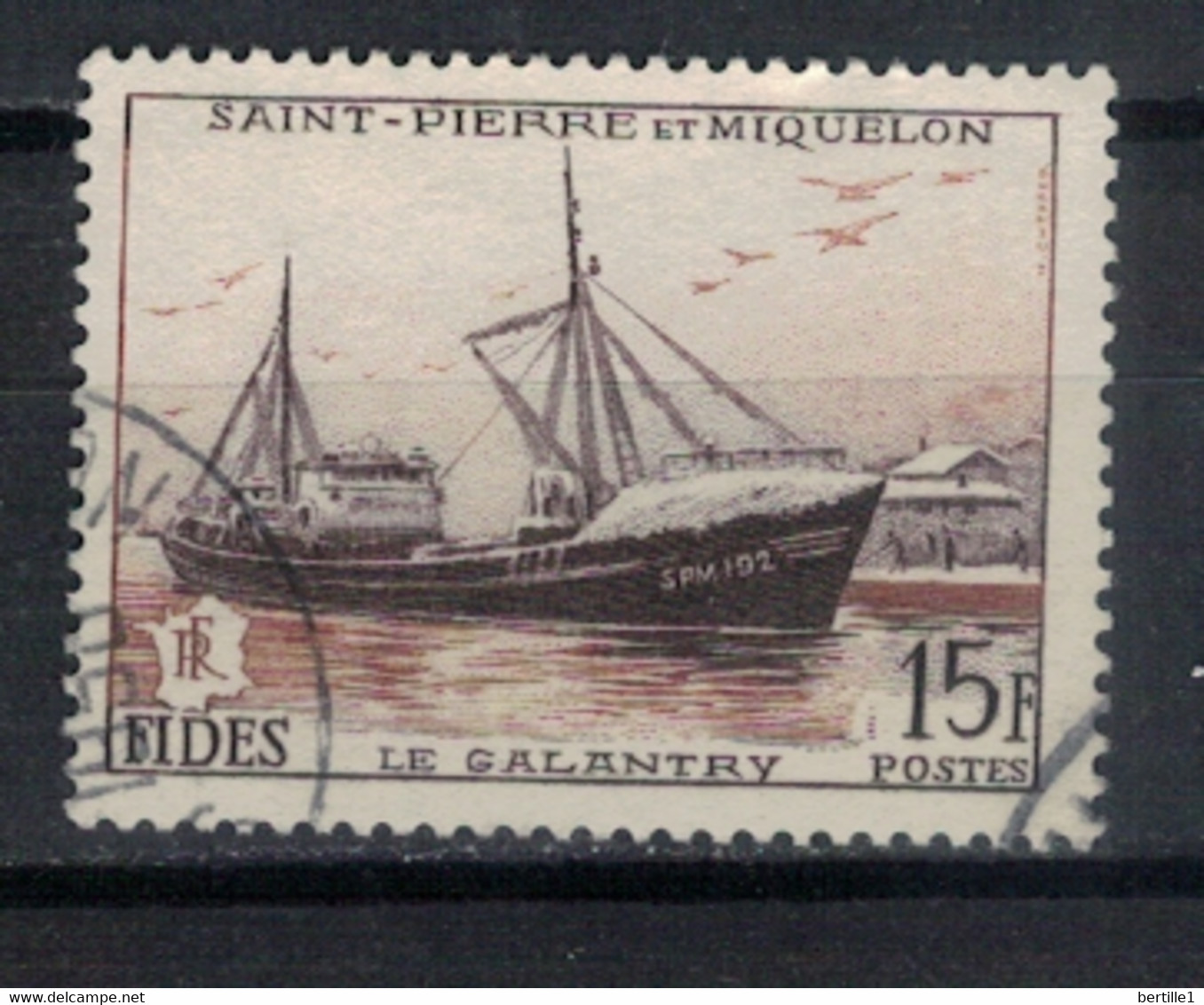 SAINT PIERRE ET MIQUELON             N°  YVERT 352   OBLITERE     ( OB    06/ 19 ) - Used Stamps