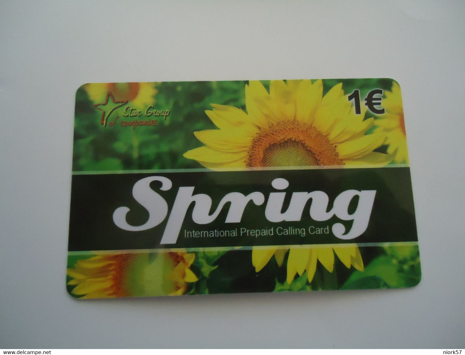 GREECE USED  PREPAID CARDS  FLOWERS SPRING - Fleurs