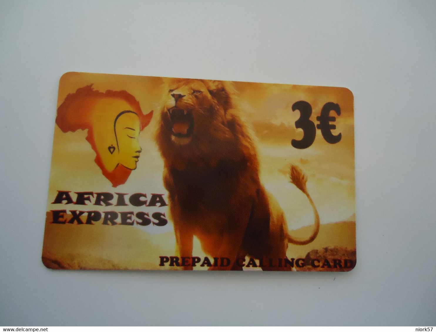 GREECE MINT   PREPAID CARDS  LIONS ANIMALS - Oerwoud