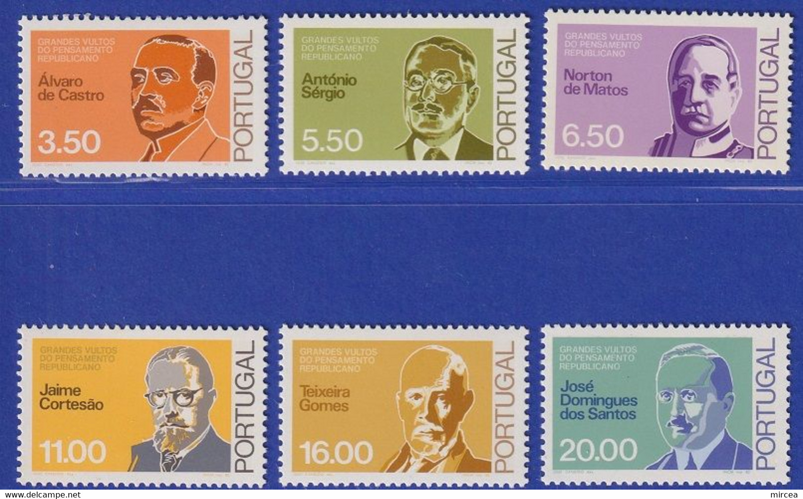 C3141 - Portugal 1980 - 34 Timbres Neufs** - Collections