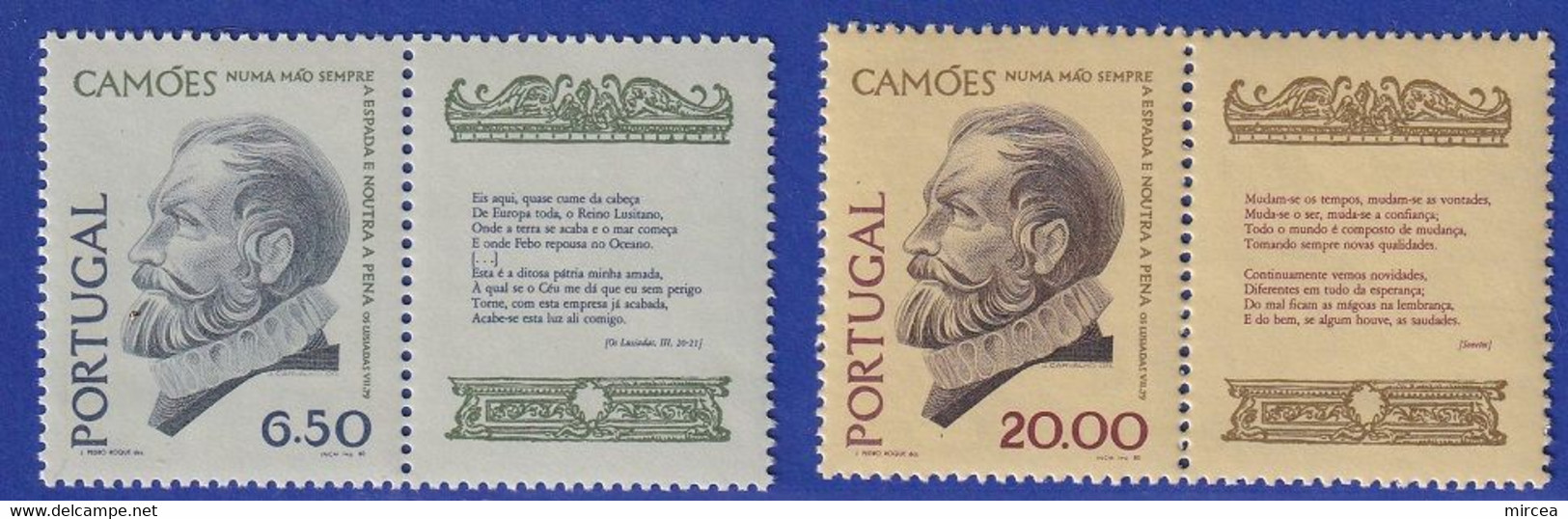 C3141 - Portugal 1980 - 34 Timbres Neufs** - Lotes & Colecciones