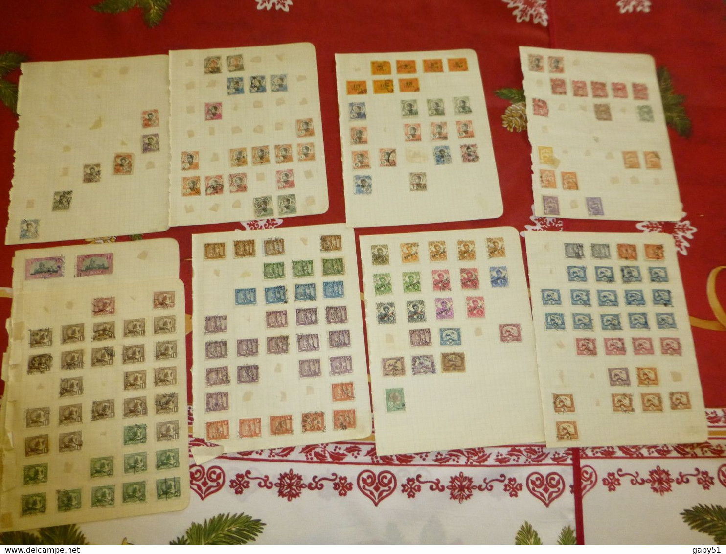 INDOCHINE Collection Ancienne De 180 Timbres Avant 1940 ; ALB01 - Asia (Other)