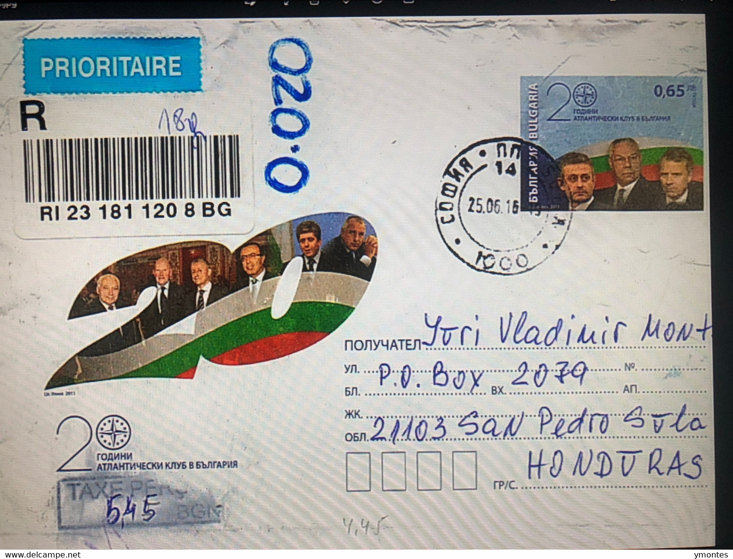 Judaica- Solomon Passy And NATO - Storia Postale