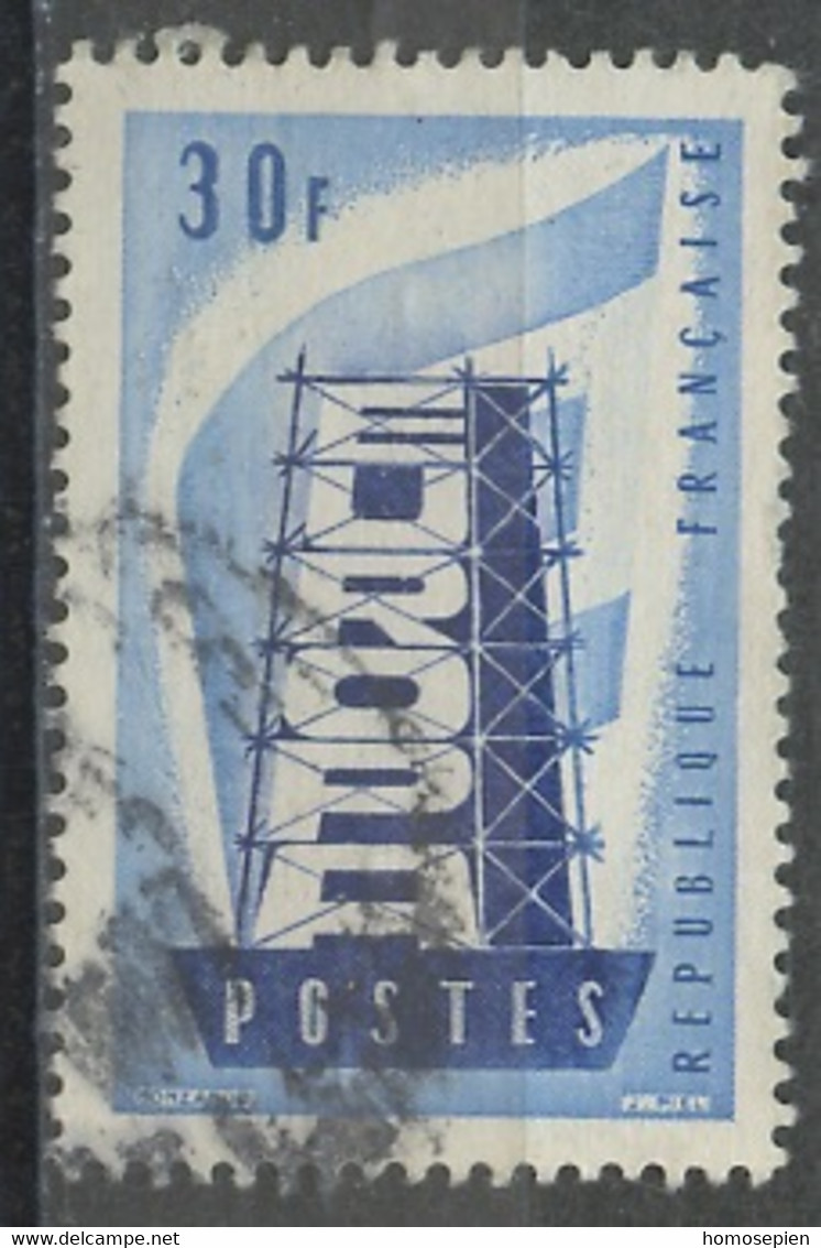 Europa CEPT 1956 France - Frankreich Y&T N°1077 - Michel N°1105 (o) - 30f EUROPA - 1956