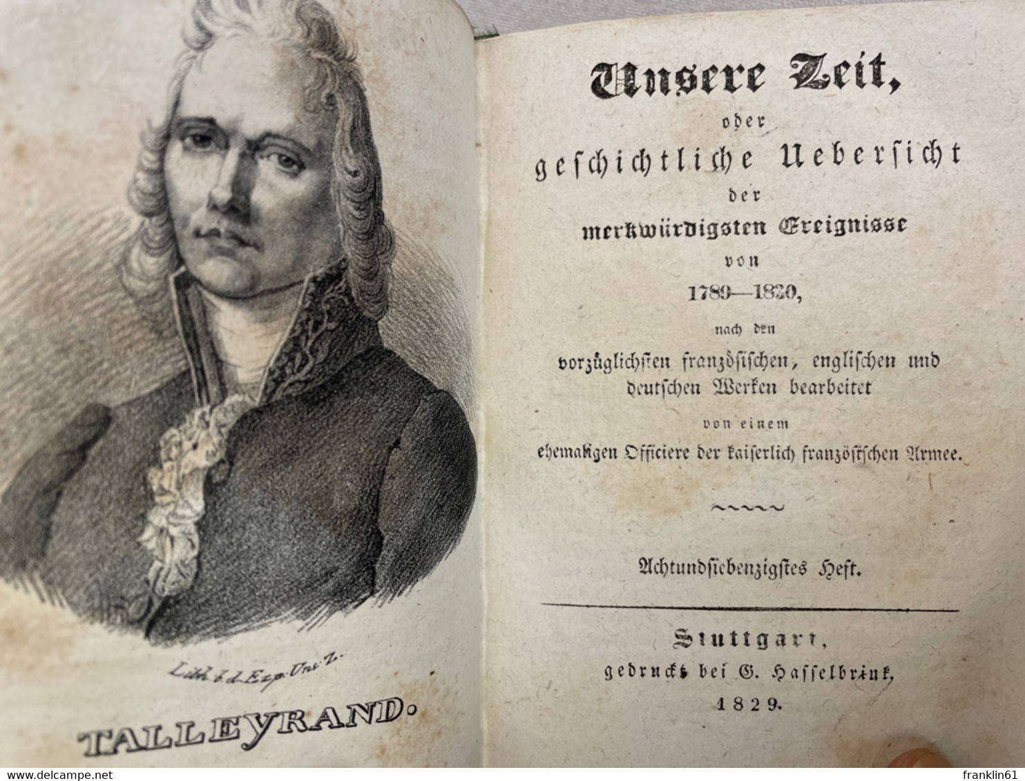 Die Geschichte Unserer Zeit...20. Band. 77. - 80.Heft. - 4. 1789-1914