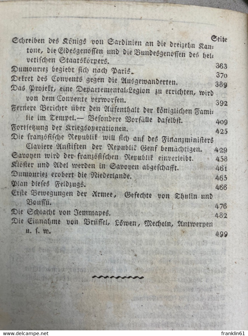 Die Geschichte unserer Zeit...6. Band. 21. - 24.Heft. Die französische Staats-Umwälzung. 2. und 3.Periode.