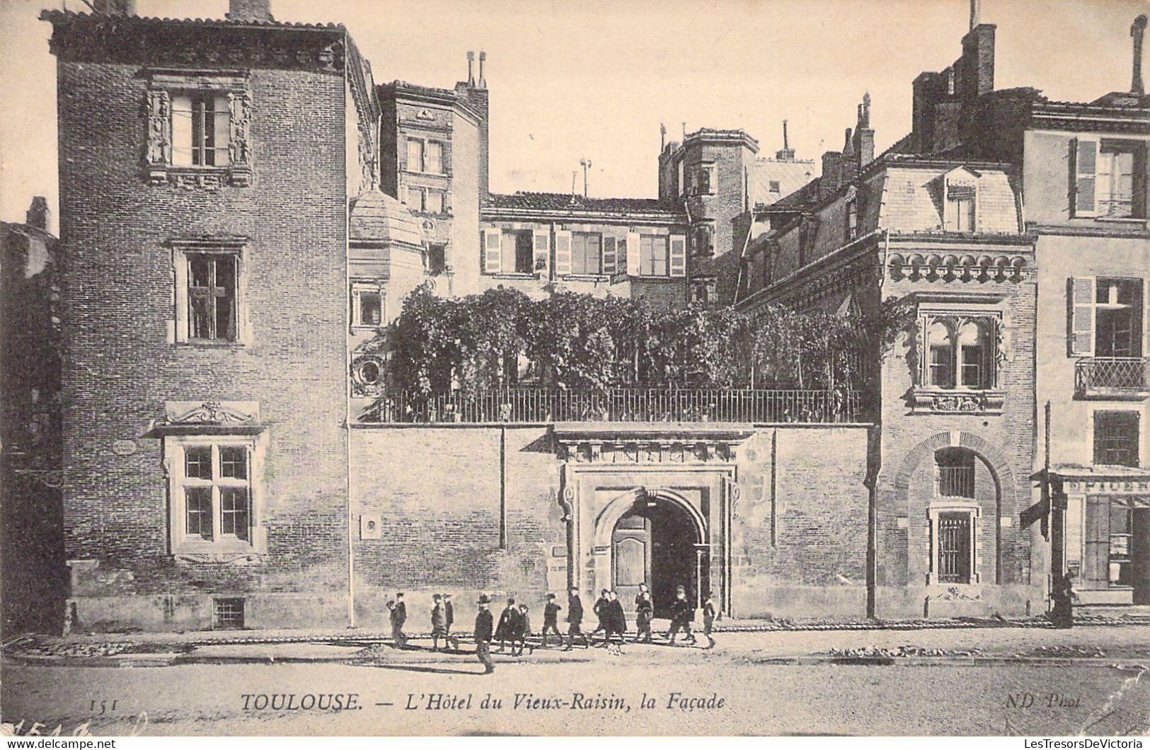 31 - TOULOUSE -  L'Hôtel Du Vieux Raisin - La Façade - ND - Carte Postale Ancienne - Toulouse