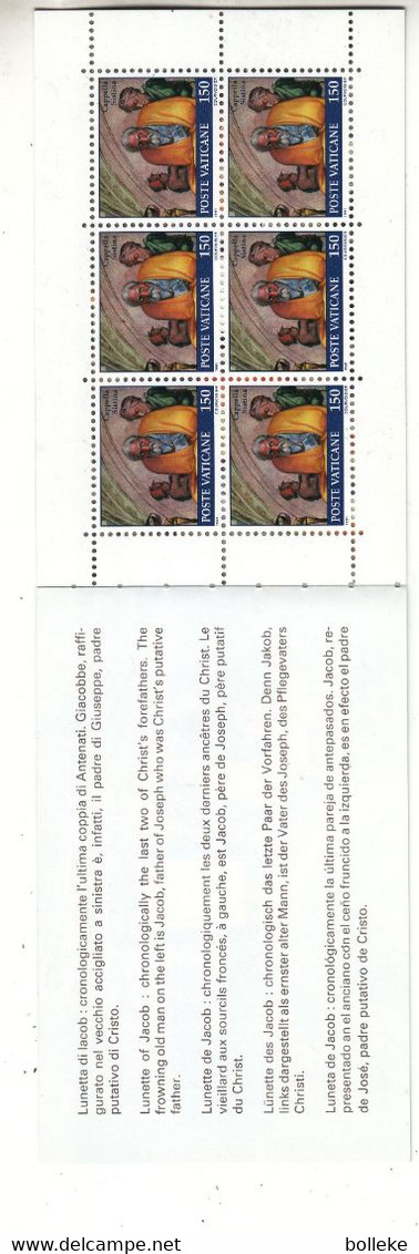 Vatican - Carnet De 1991 - Chapelle Sixtine - - Booklets