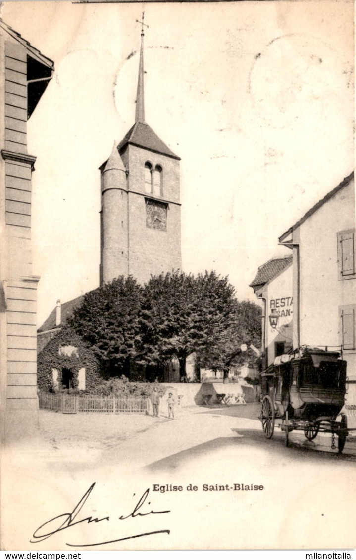 Eglise De Saint-Blaise * 2. 3. 1901 - Saint-Blaise