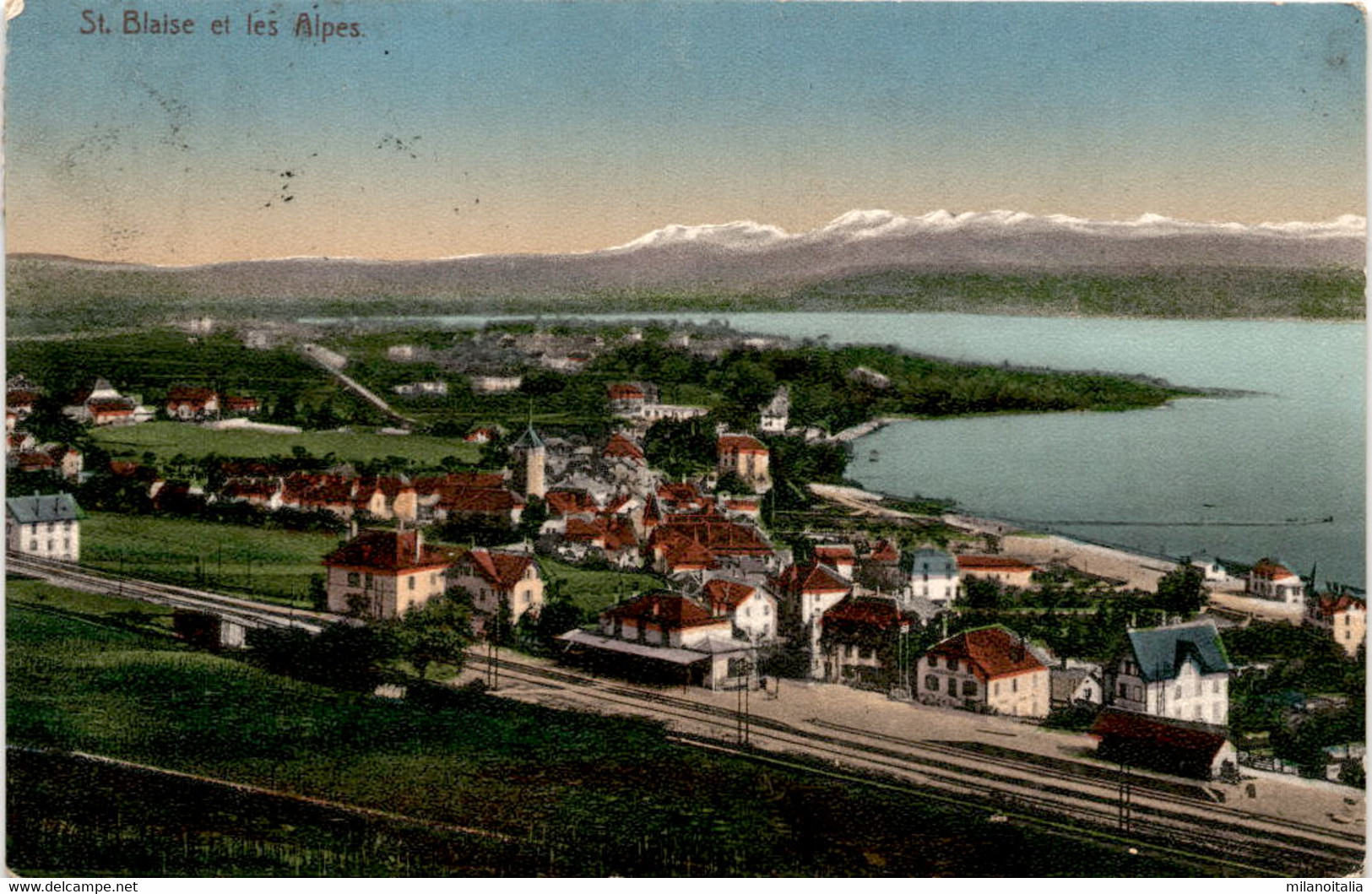 St. Blaise Et Les Alpes (26) * 7. 8. 1911 - Saint-Blaise