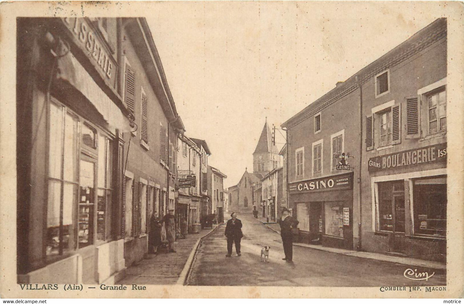 VILLARS - Grande Rue, Magasins, Boulangerie, Casino. - Villars-les-Dombes