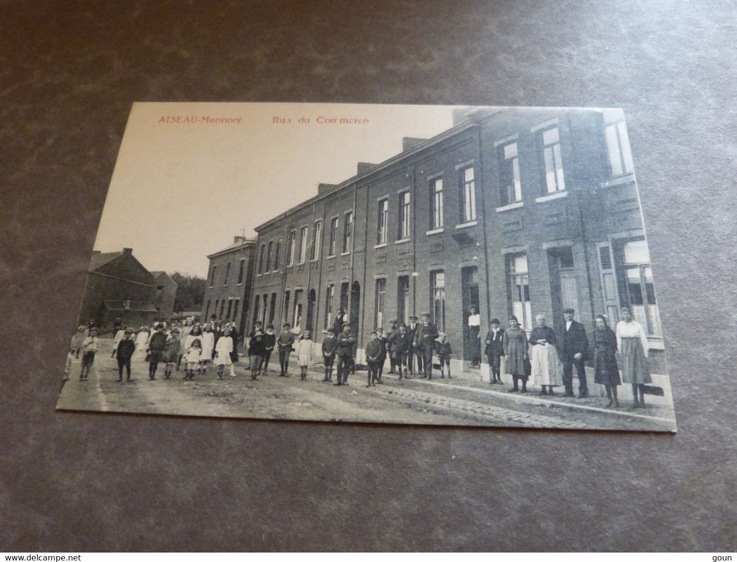 Carte Postale Aiseau Presles Aiseau Menonry Rue Du Commerce - Aiseau-Presles