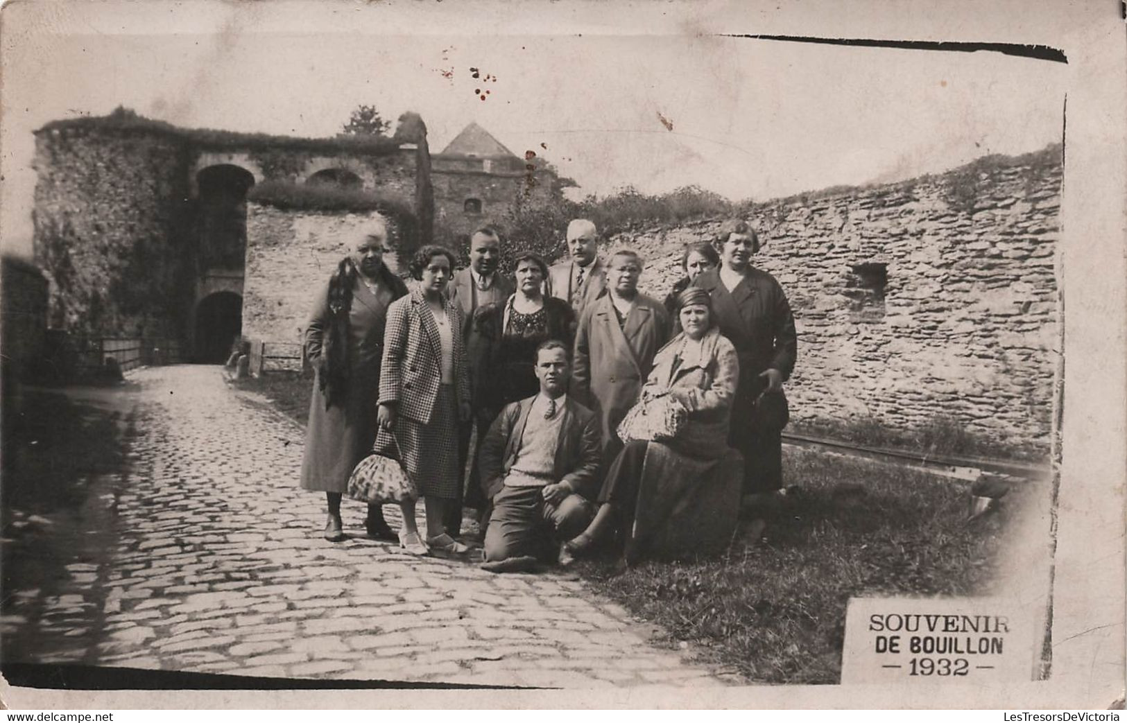 BOUILLON - Carte Photo - Souvenir De Bouillon - 1932 - Photo De Groupe - Carte Postale Ancienne - Bouillon