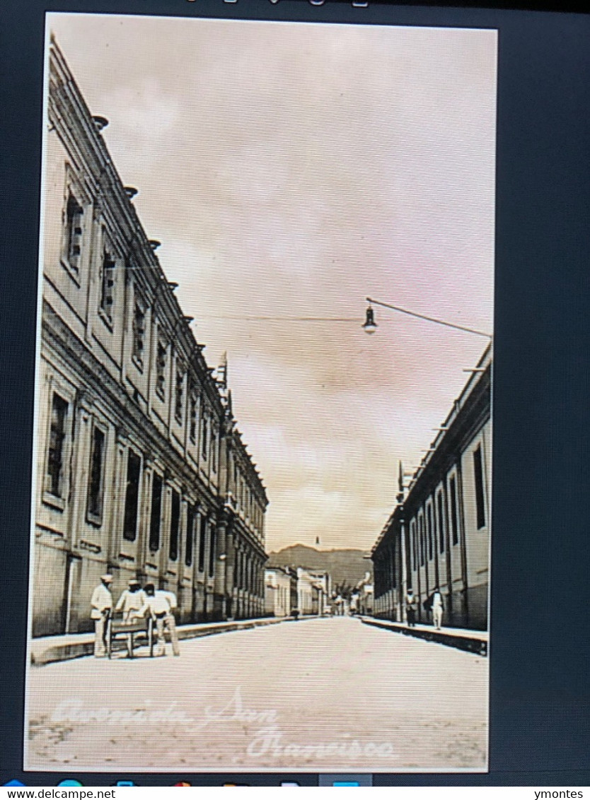 San Francisco Avenue In Tegucigalpa 1935 - Honduras