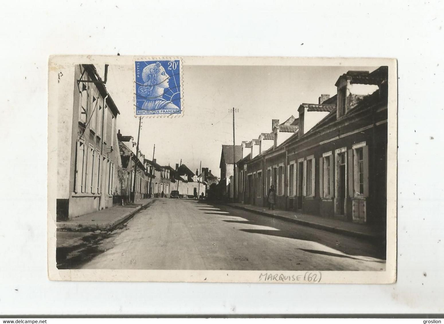 MARQUISE (PAS DE CALAIS) 20 CARTE PHOTO RUE LEON PINARD - Marquise