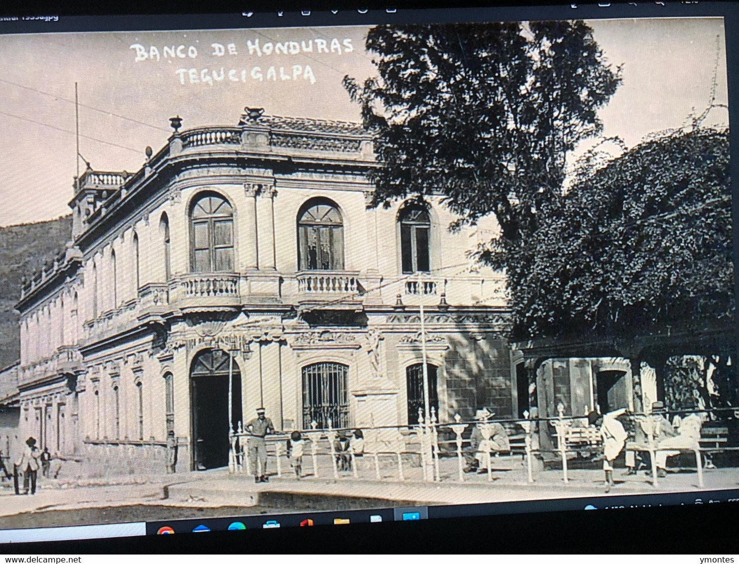 Honduras Bank In Tegucigalpa 1935 - Honduras