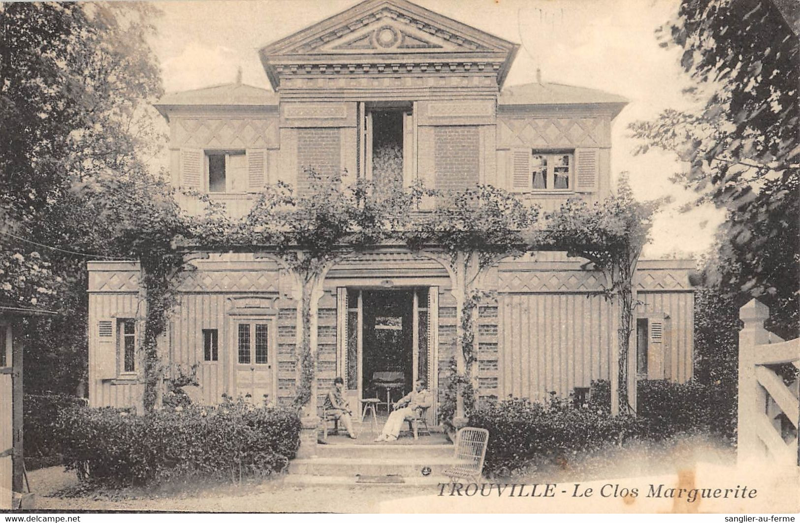 CPA 14 TROUVILLE LE CLOS MARGUERITE - Trouville