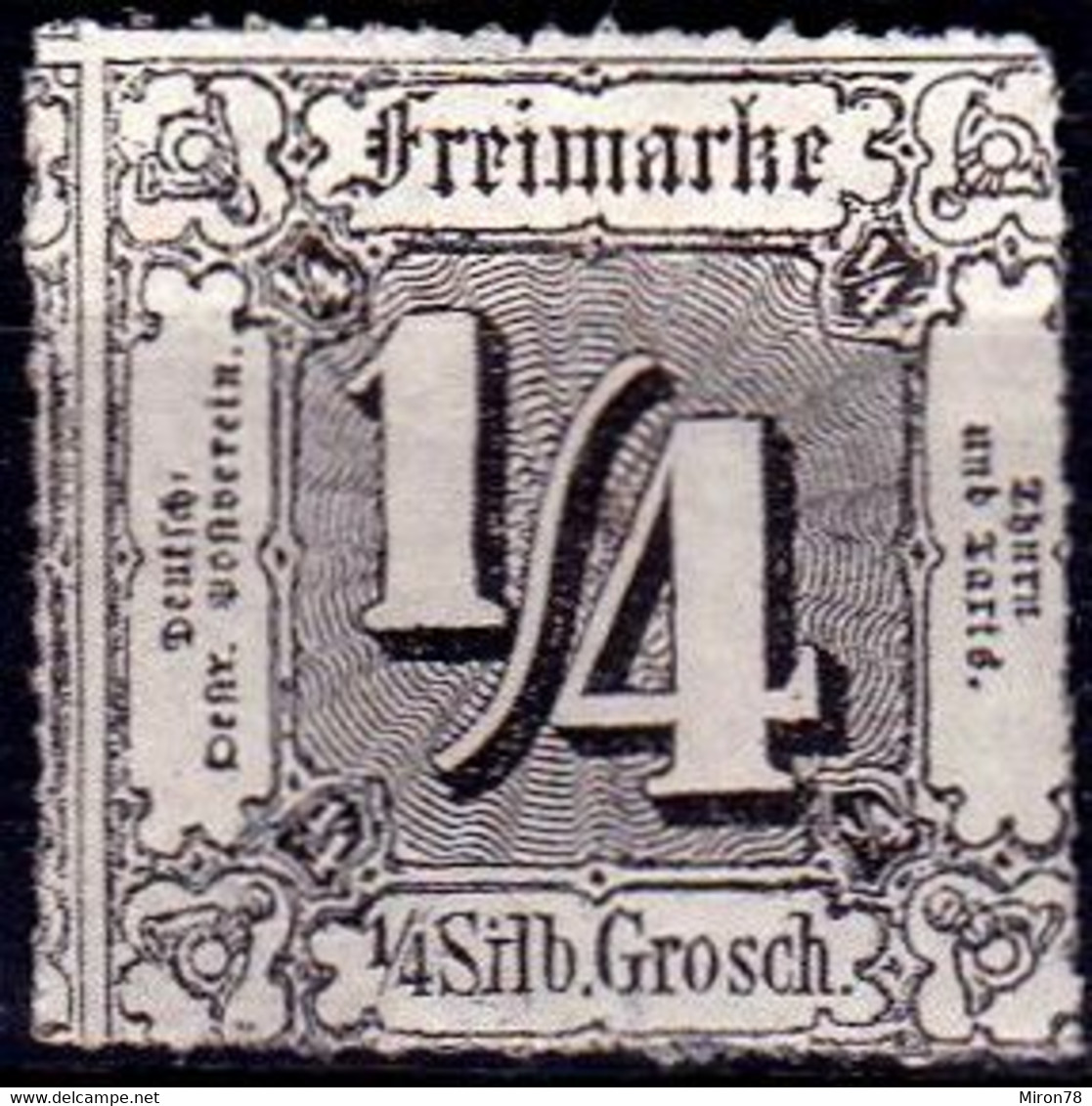 Stamp Thurn And Taxis 1865 1/4kr  Mint Lot64 - Neufs