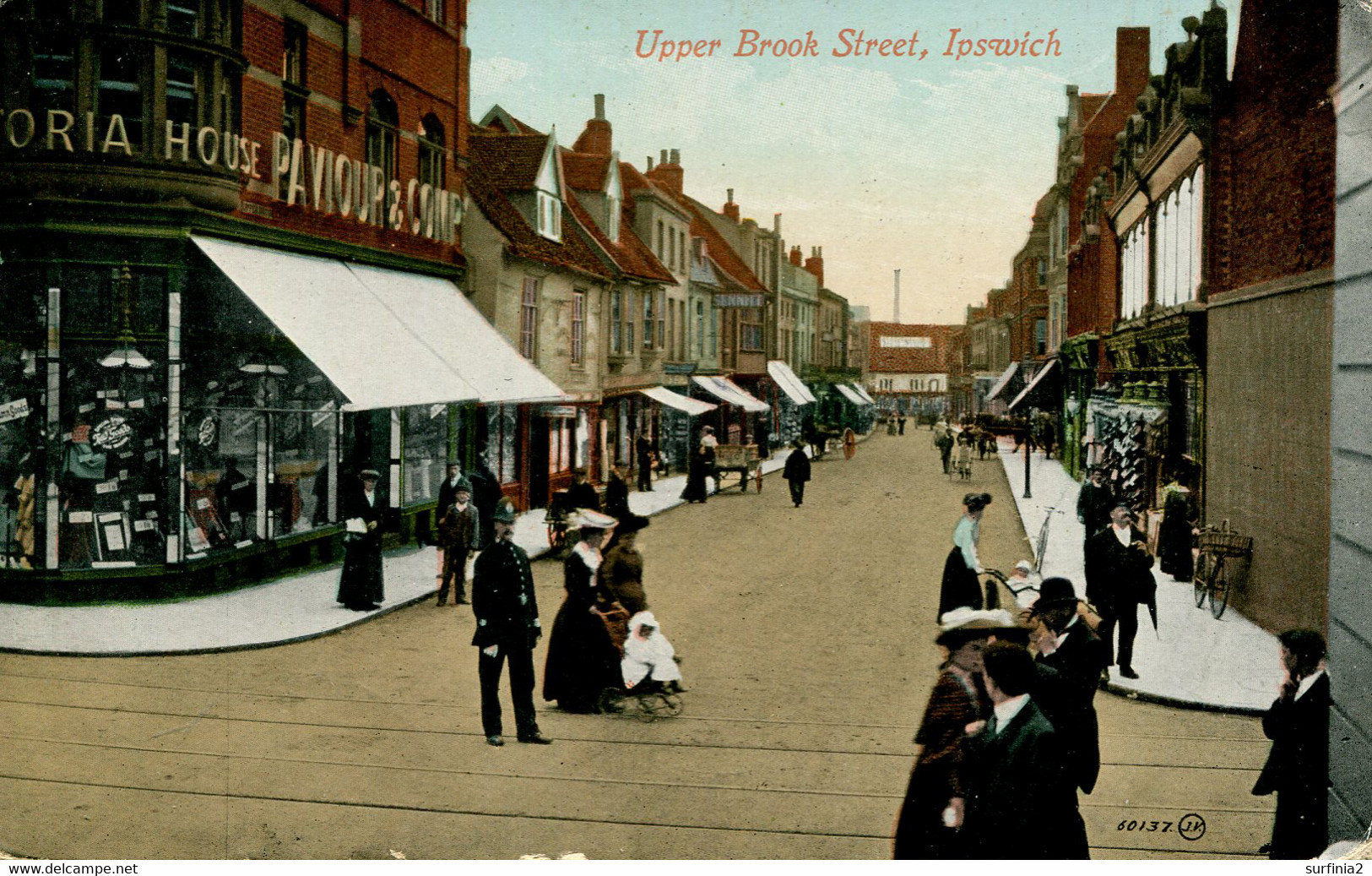 SUFFOLK - IPSWICH - UPPER BROOK STREET - ANIMATED Suf486 - Ipswich