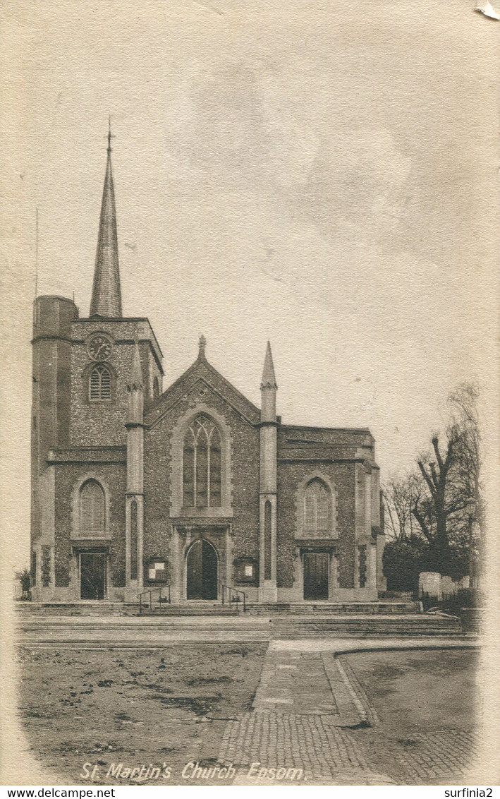 SURREY - EPSOM - ST MARTIN'S CHURCH  Sur618 - Surrey