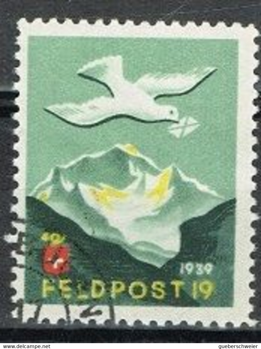 PIG 1 - SUISSE Timbre De La Feldpost Pigeon Voyageur - Sellados