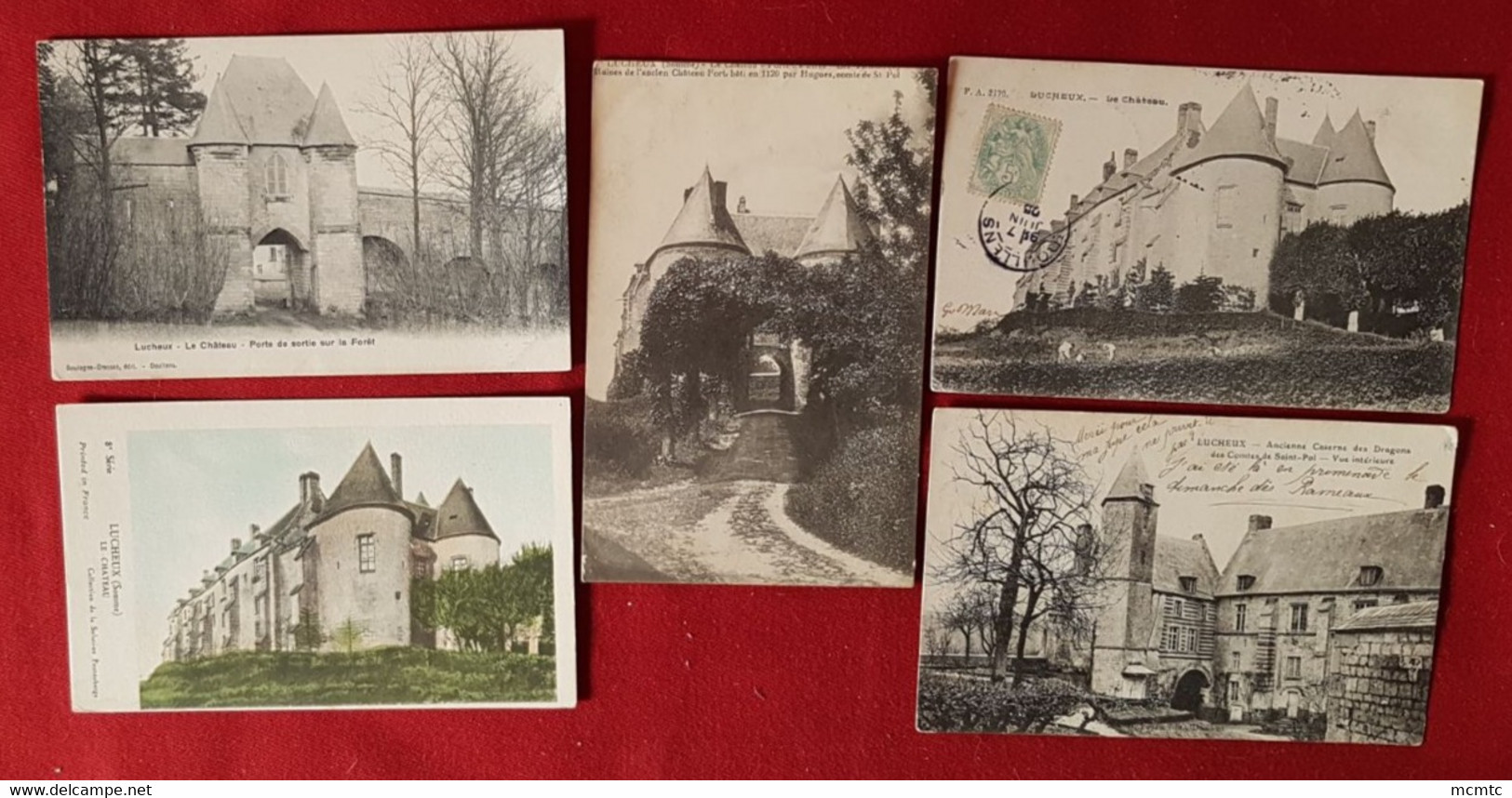 5 Cartes   -  Lucheux       -(80. Somme) - Lucheux