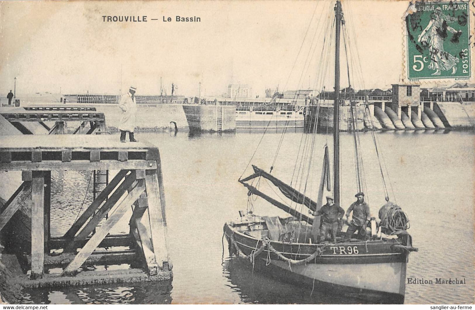 CPA 14 TROUVILLE LE BASSIN - Trouville
